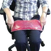 Weighted Gel Lap Pad, Red, 3lbs.