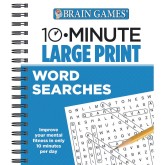 10 Minute Large Print Word Searches Book