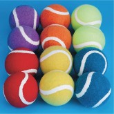 Rainbow Spectrum™ Tennis Balls (Pack of 12)