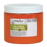 Handy Art® Washable Finger Paint, Orange