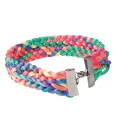 Neon Woven Bracelet Craft Kit (Pack of 30)