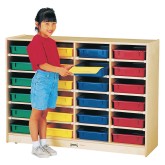 Jonti-Craft® 24 Paper-Tray Cubbie With Colored Trays