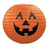 Jack-'O-Lantern Paper Pumpkin Lanterns for Halloween (Pack of 3)