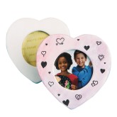 Color-Me™ Ceramic Bisque Heart Frame (Pack of 24)