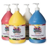 Color Splash!® Liquid Tempera Paint - Set A, Gallon (Set of 4)