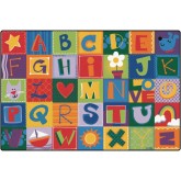 Toddler Alphabet Blocks Rug