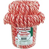 Red and White Candy Cane 80 Count Tub