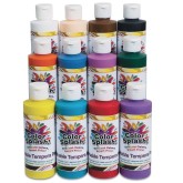 Color Splash!® Washable Tempera Paint, 8 oz. (Pack of 12)