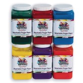 Color Splash!® Washable Finger Paints (Set of 6)