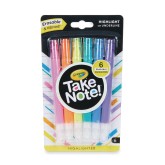 Crayola® Take Note!™ Erasable Highlighters (Pack of 6)