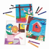 Floral Still Life Posters Craft Kit (Pack of 12)