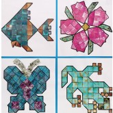 Mineral Mosaics Craft Kit (Pack of 32)