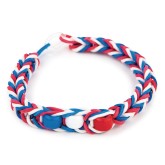 Patriotic Rubber Band Bracelet Craft Kit (Pack of 48)