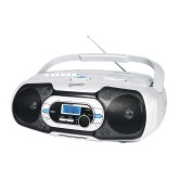 Bluetooth Portable Audio System - CD, Cassette, MP3, Bluetooth, USB, and AUX