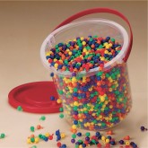 Bucket of Pop Beads