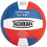 Tachikara® SV-18S Volleyball, Royal/White/Scarlet