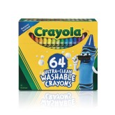 Crayola® Ultra-Clean® Washable Crayons (Box of 64)