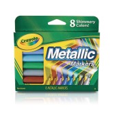 Crayola® Metallic Specialty Markers (Pack of 8)