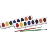Color Splash!® Watercolor Refill Trays, 8 Colors (Pack of 12)
