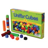 Didax Unifix® Cubes Interlocking Counting Cubes with Activity Booklet (Set of 300)
