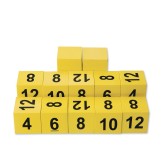 Numbered Spot Dice for Exercise, 2