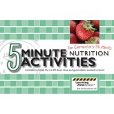 5 Minute Nutritional Activities for Elementary School