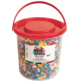 Color Splash!® Pony Bead Bucket, Assorted Colors, 4 lbs/6,500+ Beads