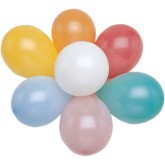 Latex Balloons Assorted Colors, 9