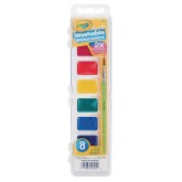 Crayola® Washable Watercolors, 8 Colors