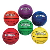 Spectrum™ Lite-80™ Rubber Basketball, Intermediate (Pack of 6)
