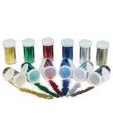 Color Splash!® Glitter Bulk Pack, Basic Colors (Pack of 12)