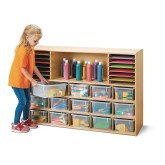 Jonti-Craft® Young Time™ Sectional Cubbie Tray Storage Unit