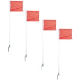 Champro® Deluxe Soccer Corner Flag Set with Spring Support