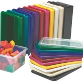 Plastic Lid for Cubbie Storage Tote Tray