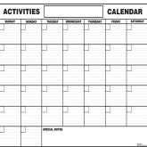 Jumbo Paper Activity Calendars (Pack of 12)