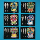 Velvet Art Skull Posters (Pack of 24)