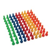Jumbo Hold Tight™ Pegs for stacking sorting, and pegging  (Set of 100)