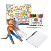 Creative Reads™ Book & Activity Kit For 24 Students - Five Little Monkeys Jumping on the Bed