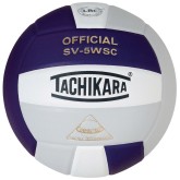Tachikara® SV-5WSC Volleyball, Purple/White/Silver