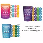 Glowlyite™ Aromatherapy Shower Steamers (Pack of 20)