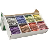 Crayola© Crayon Classpack©, Large Size, 8 Colors (Box of 400)