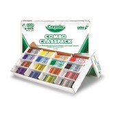 Crayola® Combo Classpack®, Washable Broad Line Markers & Large Crayons, 8 colors