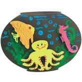 Create a fishbowl of 3-D underwater sea creatures! (Pack of 36)