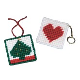 Allen Diagnostic Module Needlepoint Heart Keychains (Pack of 6)