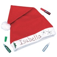Holiday Santa Hat Decorating Kit (Pack of 12)