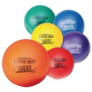 Gator Skin® Official Adult Dodgeballs, 8.3” (Set of 6)