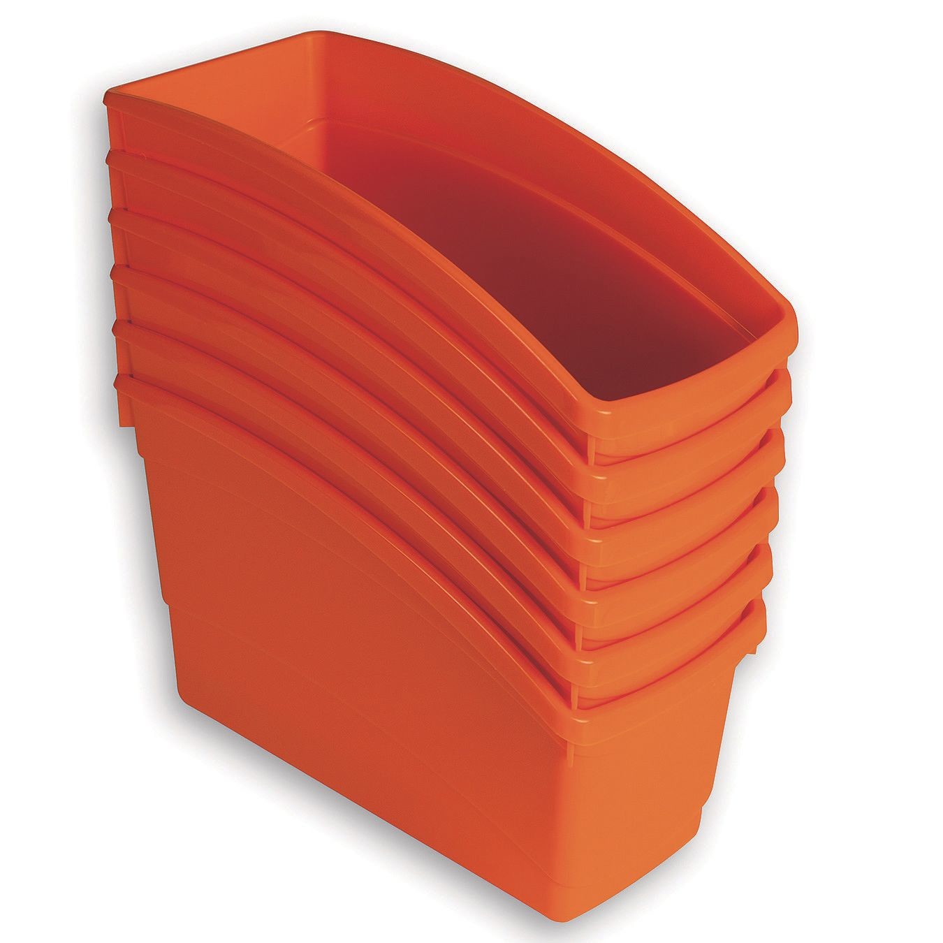 VC Education Plastic Large Book Tub - Red - Impact