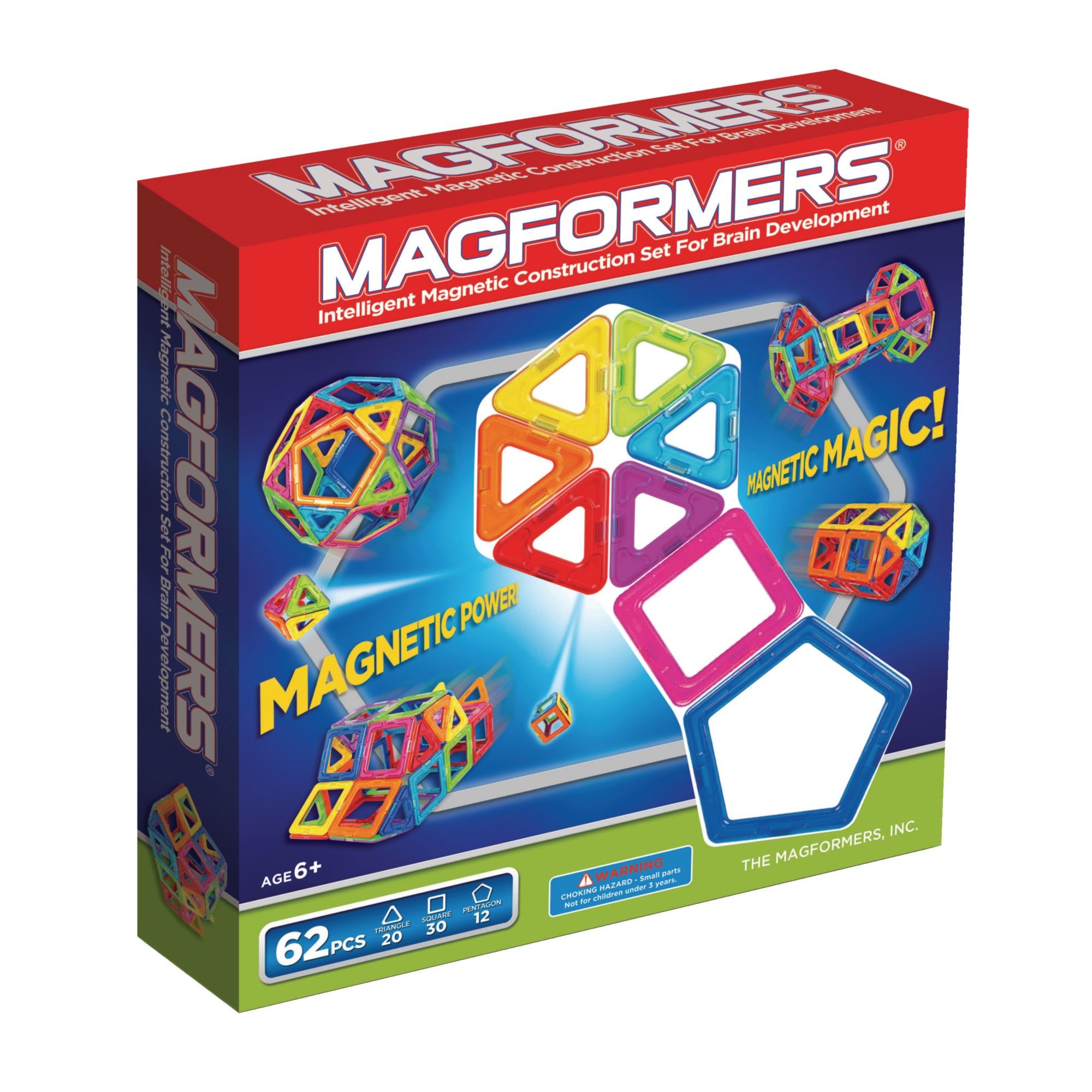 Buy Magformers® 62 Piece Extreme Magnetic Building Set at S&S Worldwide