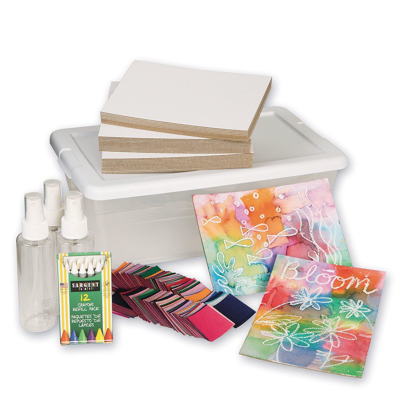 Tissue Paper Painting - Bleeding Color Art Activity - S&S Blog