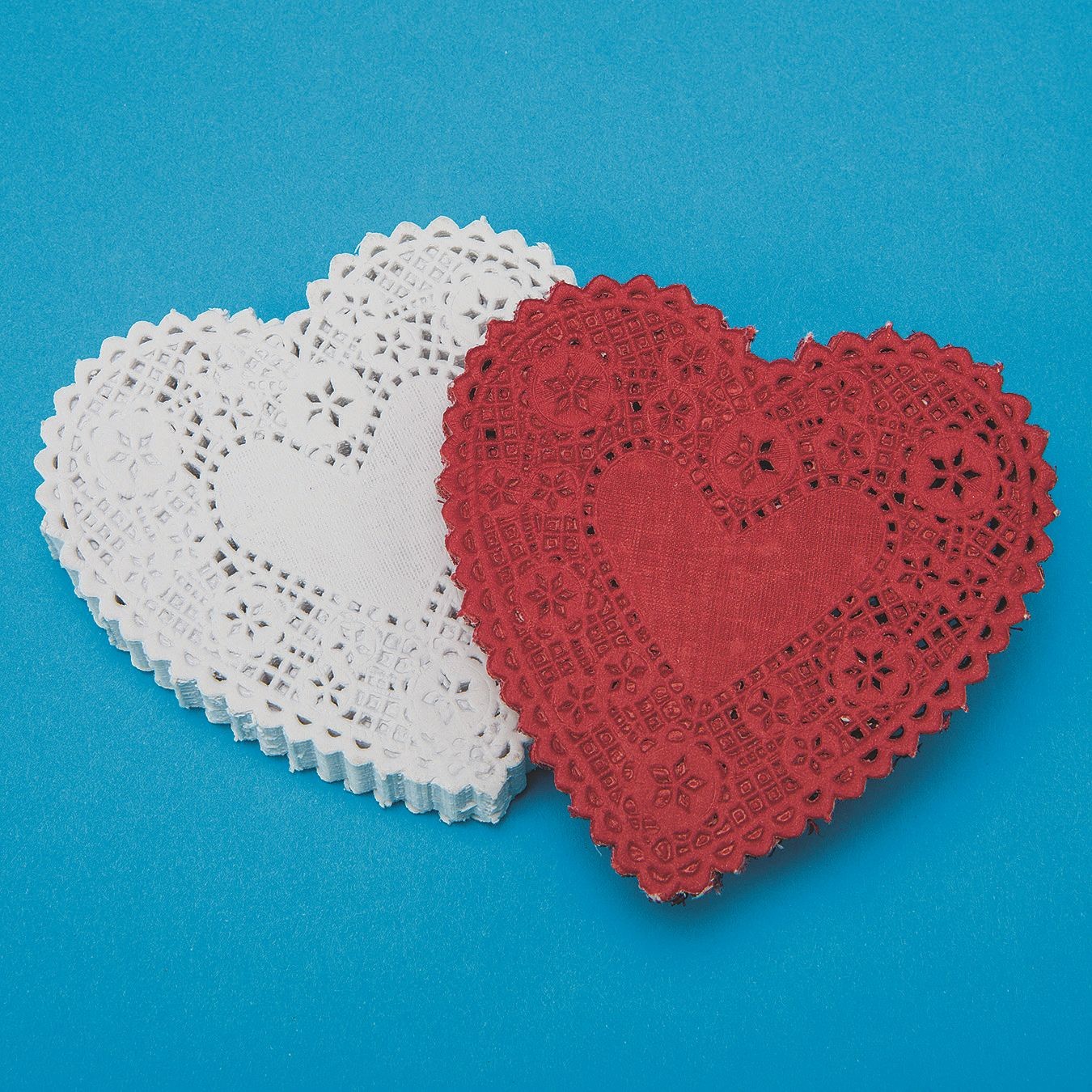 100x 4 Inch White Love Heart Paper Lace Doilies Doily For Cardmaking  Scrapbooking